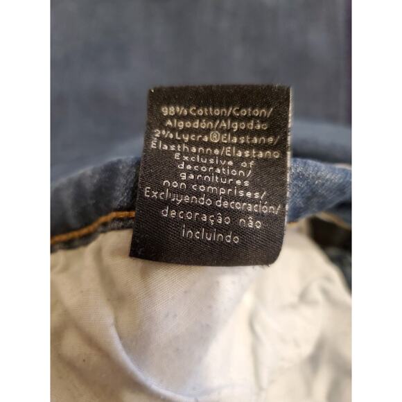 Calvin Klein Womens Jeans 30x31 Size 10 Tall Bootcut Dark Wash Stretch - Picture 7 of 10